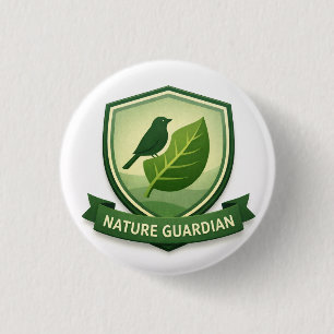 Badge Rond 2,50 Cm Explorateur Gardien de la Nature Récompense pour