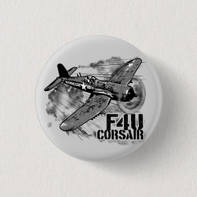BADGE ROND 2,50 CM F4U CORSAIR (Devant)