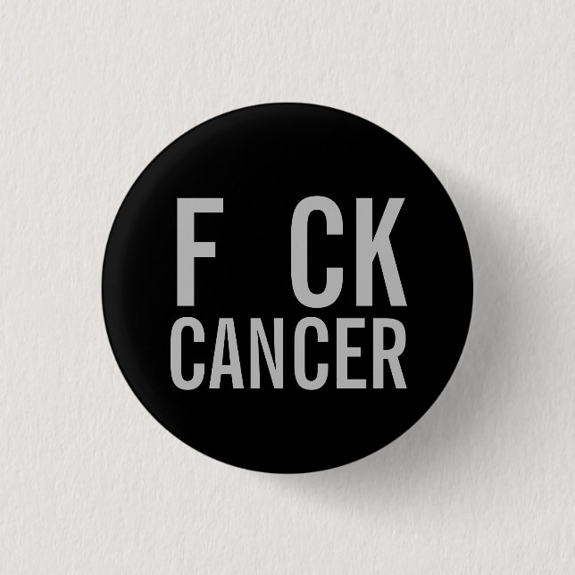 BADGE ROND 2,50 CM F CANCER DU CK (Devant)