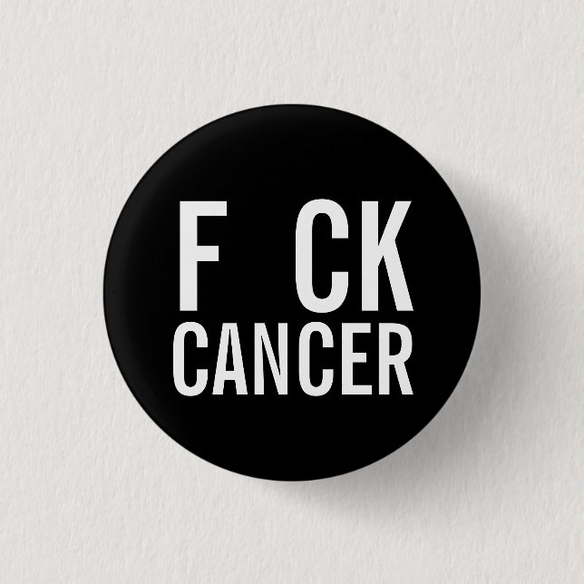 BADGE ROND 2,50 CM F CANCER DU CK (Devant)