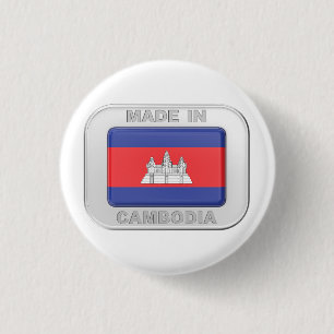 Badge Rond 2,50 Cm Fabriqué au Cambodge