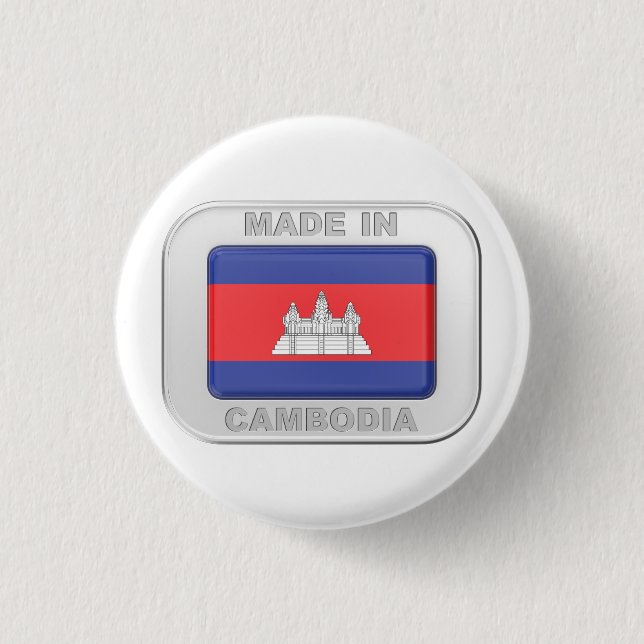 Badge Rond 2,50 Cm Fabriqué au Cambodge (Devant)
