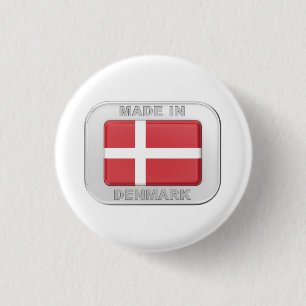 Badge Rond 2,50 Cm Fabriqué au Danemark
