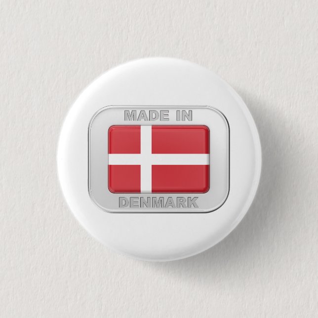 Badge Rond 2,50 Cm Fabriqué au Danemark (Devant)