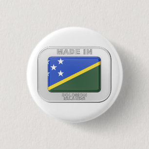 Badge Rond 2,50 Cm Fabriqué aux Îles Salomon