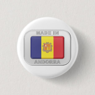 Badge Rond 2,50 Cm Fabriqué en Andorre