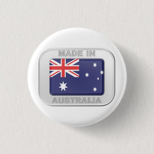 Badge Rond 2,50 Cm Fabriqué en Australie (Devant)