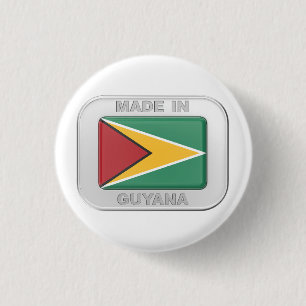 Badge Rond 2,50 Cm Fabriqué en Guyana