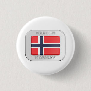 Badge Rond 2,50 Cm Fabriqué en Norvège
