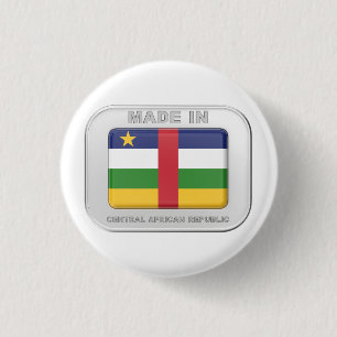 Badge Rond 2,50 Cm Fabriqué en République Centrafricaine
