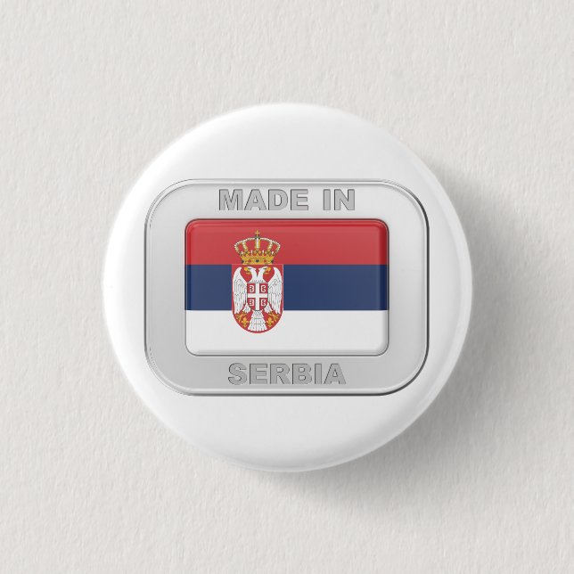 Badge Rond 2,50 Cm Fabriqué en Serbie (Devant)