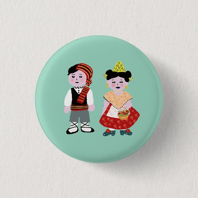 Badge Rond 2,50 Cm falleros (Devant)