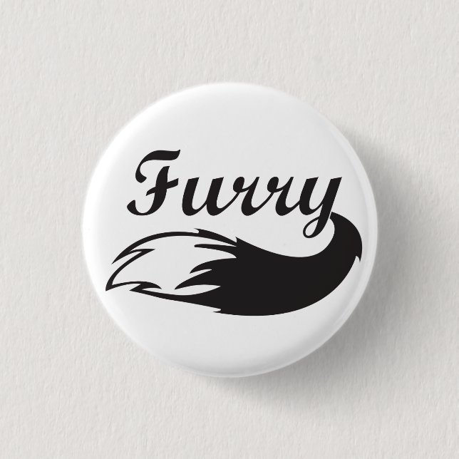 Badge Rond 2,50 Cm Fandom velu (Devant)