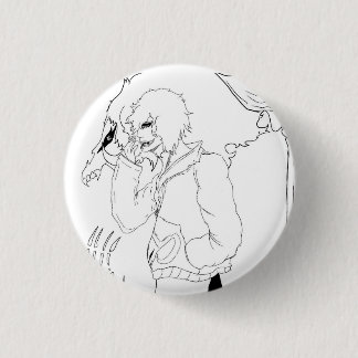 Badge Rond 2,50 Cm Fantaisie d'anime sombre Corbeau et Art démoniaque