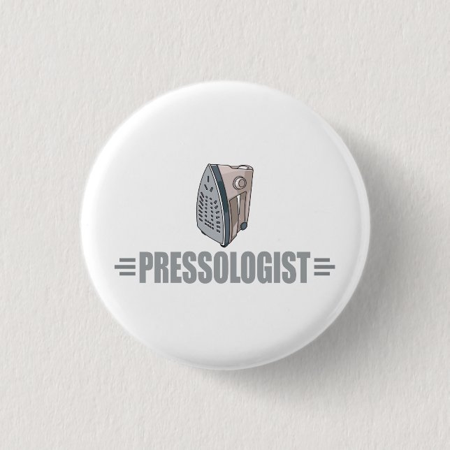 Badge Rond 2,50 Cm Fantaisie du repassage (Devant)