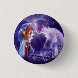 Badge Rond 2,50 Cm FANTÔME - le logo musical