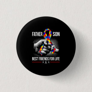 Badge Rond 2,50 Cm Father And Son Best Friends For Life