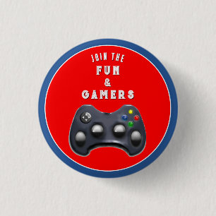 Badge Rond 2,50 Cm Favoris de la partie de joueur
