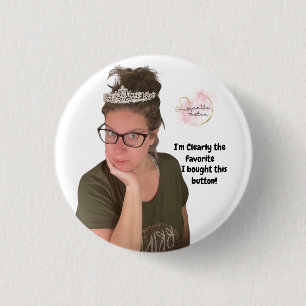 Badge Rond 2,50 Cm Favorite Employee/Team Member Pin