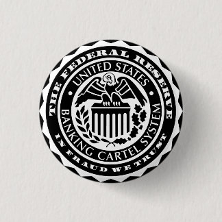 Badge Rond 2,50 Cm Federal Reserve se boutonnent