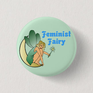 Badge Rond 2,50 Cm Fée féministe (version 1)