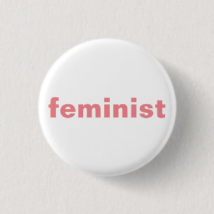 Badge Rond 2,50 Cm féministe bouton de commande