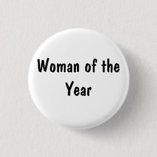 Badge Rond 2,50 Cm Femme de l'année