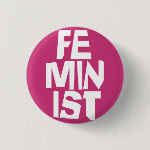 Badge Rond 2,50 Cm Femme égale imitation de fille féminine féministe
