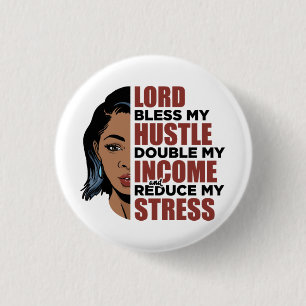 Badge Rond 2,50 Cm Femme noire Africaine Américaine mélanine femmes s