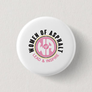 Badge Rond 2,50 Cm Femmes du bouton Asphalt
