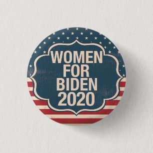 Badge Rond 2,50 Cm Femmes pour Biden 2020