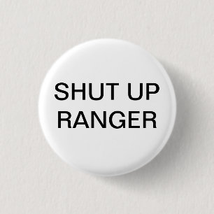 Badge Rond 2,50 Cm Fermez la garde forestière