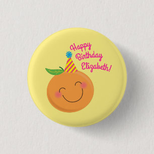 Badge Rond 2,50 Cm Fête d'anniversaire de Little Cutie