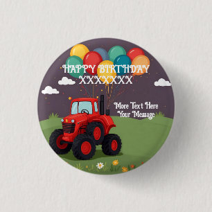 Badge Rond 2,50 Cm Fête d'anniversaire personnalisée