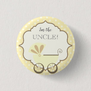 Badge Rond 2,50 Cm Fête d'Baby shower personnalisée Je suis le bout