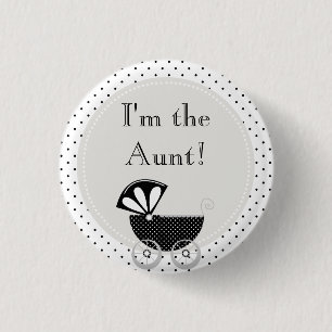 Badge Rond 2,50 Cm Fête de Baby shower personnalisée Je suis le bou