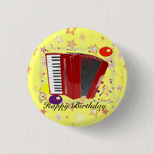 Badge Rond 2,50 Cm Fête de l'Accordion