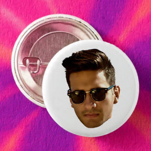 Badge Rond 2,50 Cm Fête d'enterrement de vie de jeune fille avec déco