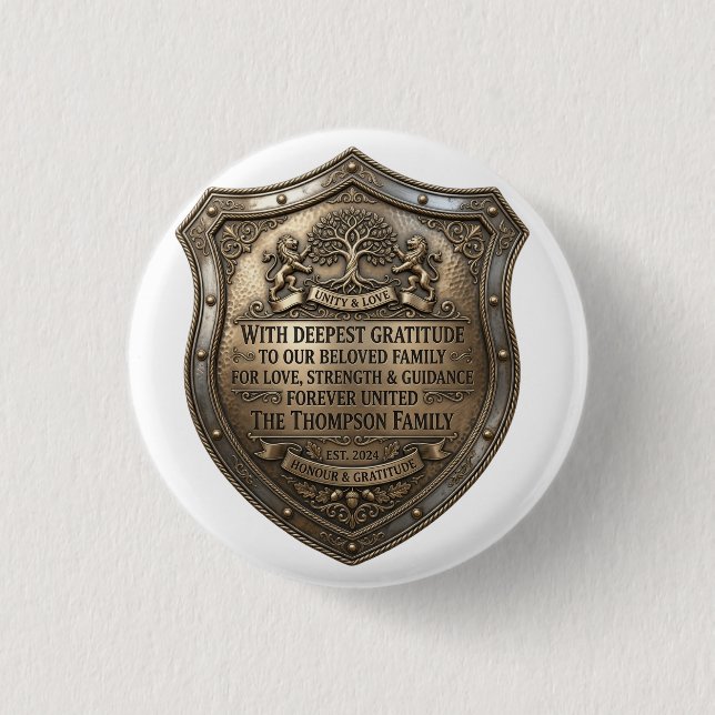 Badge Rond 2,50 Cm Fête des Pères (Devant)