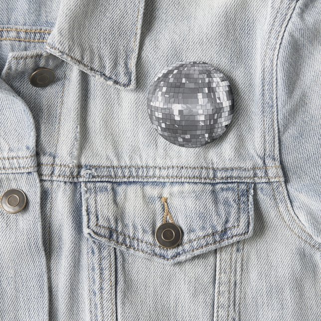 Badge Rond 2,50 Cm Fête du Balle de Disco Enterrement de Vie de Jeune (Créateur téléchargé)