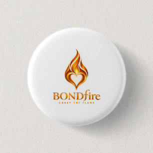 Badge Rond 2,50 Cm FEU DE CAMP — Porter La Flamme