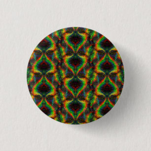 Badge Rond 2,50 Cm Feuille olographe brillante de parties