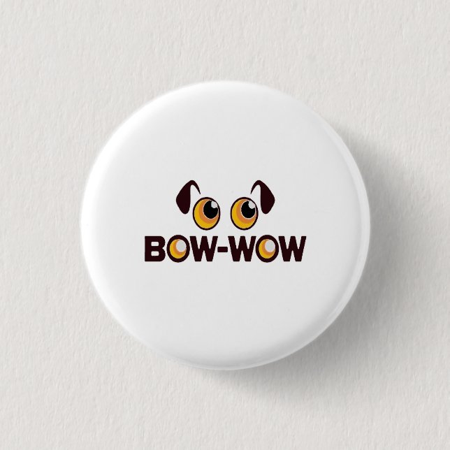 Badge Rond 2,50 Cm Fidélité du chien (Devant)