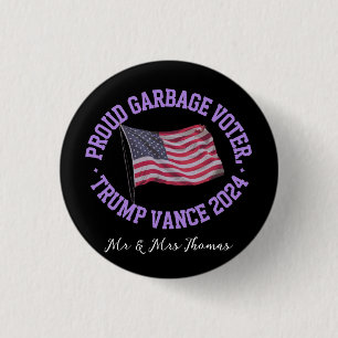 Badge Rond 2,50 Cm Fière Voter Trump Vance 2024 Dépouille