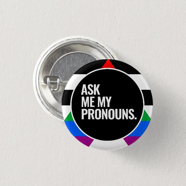 Badge Rond 2,50 Cm Fierté alliée (Devant & derrière)