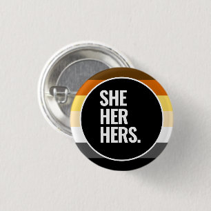 Badge Rond 2,50 Cm Fierté de l'ours