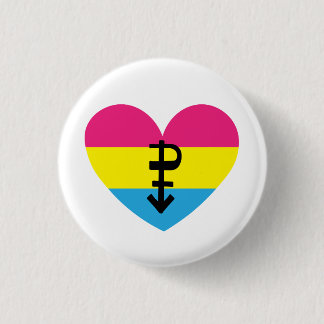 Badge Rond 2,50 Cm Fierté de Pansexual