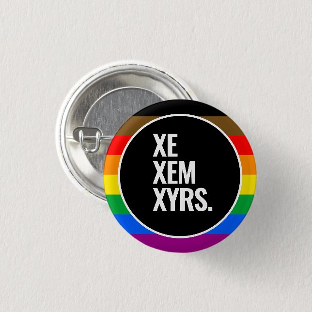 Badge Rond 2,50 Cm Fierté de Philly LGBTQPOC (Devant & derrière)