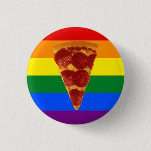 Badge Rond 2,50 Cm Fierté de pizza
