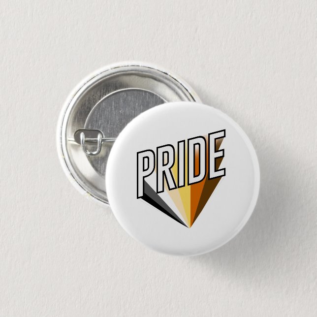 Badge Rond 2,50 Cm Fierté des Ours Explosion (Devant & derrière)